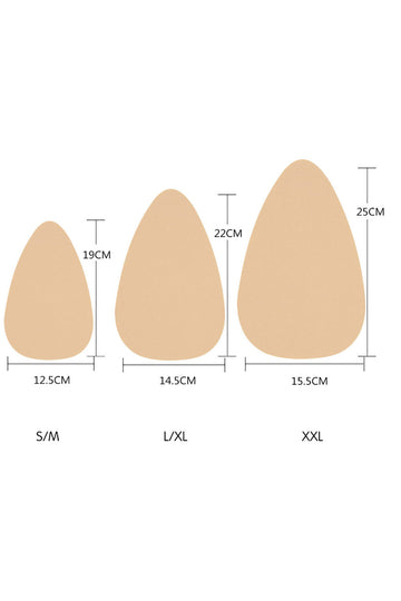 Autocollant de mamelon push up invisible